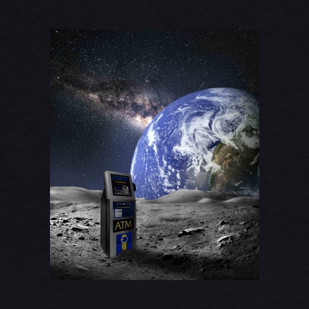 ATM On The Moon by Random Galaxy